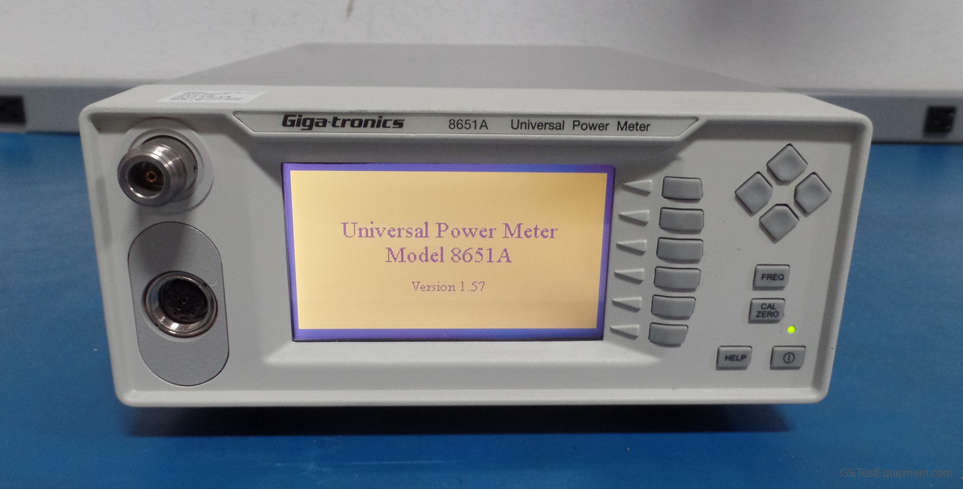 Gigatronics 8651A RF Power Measurement - front view