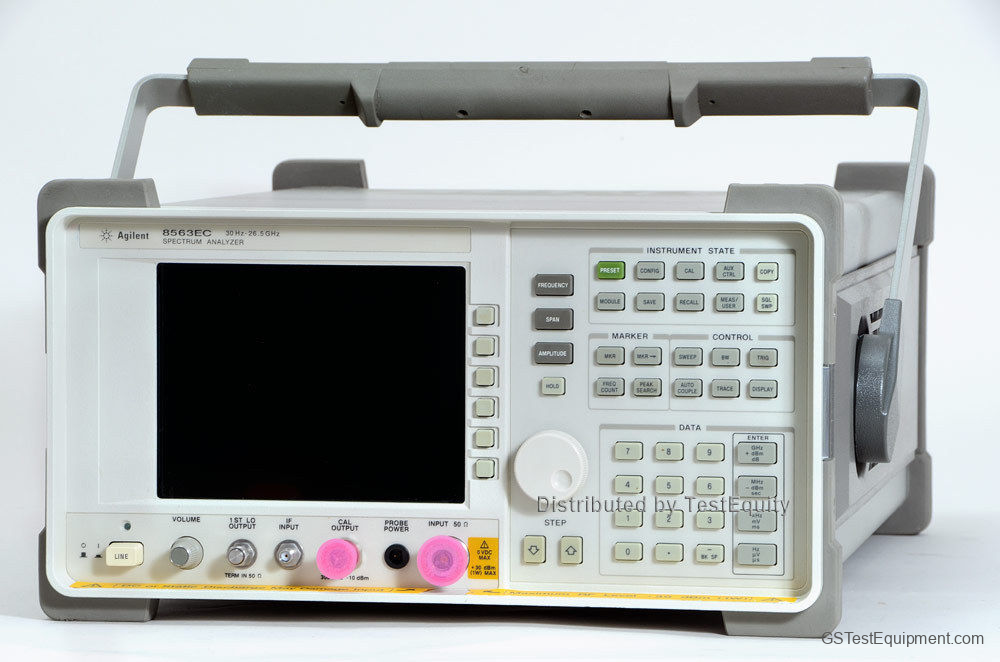 HP / Keysight / Agilent 8563EC Spectrum Analyzers - front view