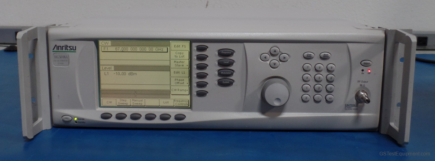 Anritsu MG3696A-1A-2C-3 Signal Generators - front view