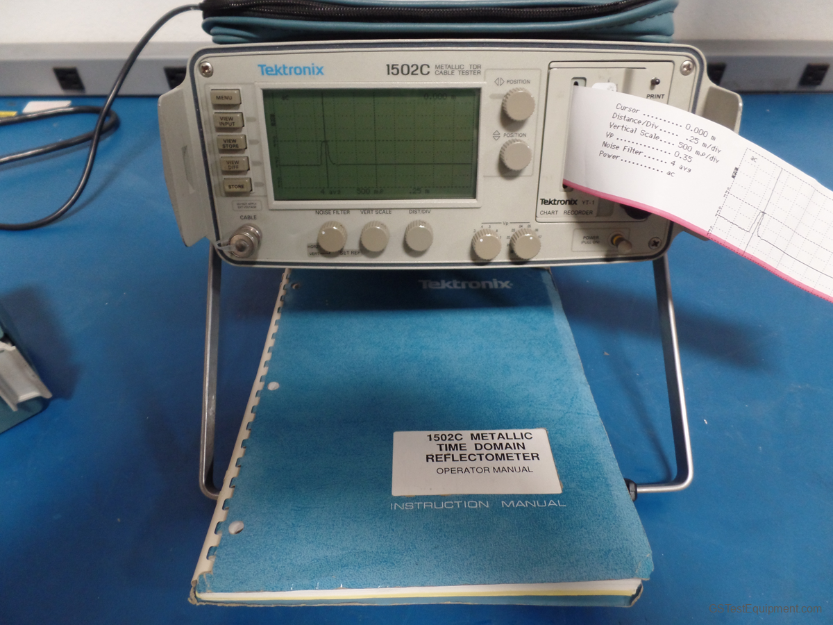 Tektronix 1502C OTDR - front view