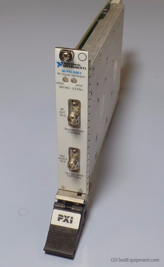 National Instruments PXIe-5651 Signal Generators - front view