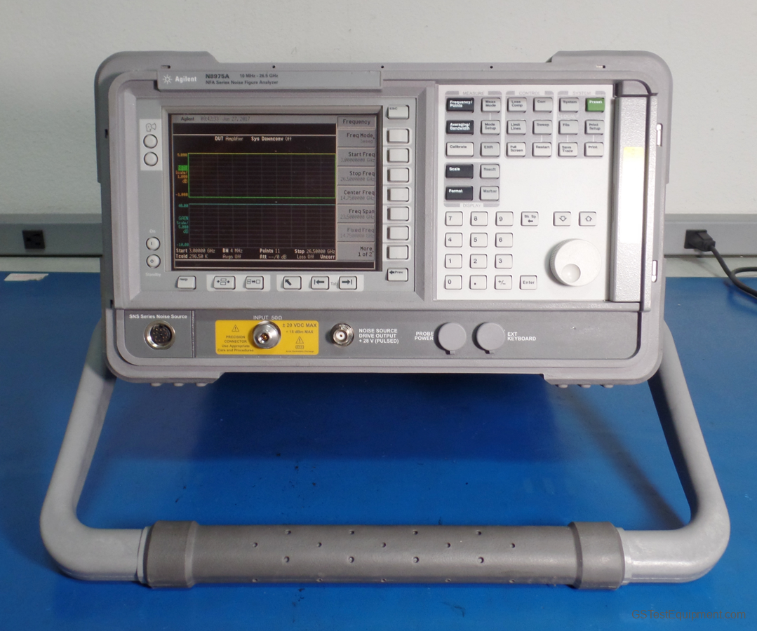 HP / Keysight / Agilent N8975A Noise Figure Instruments - front view