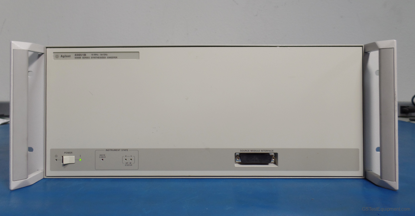 HP / Keysight / Agilent 83651B Sweep Oscillators - front view