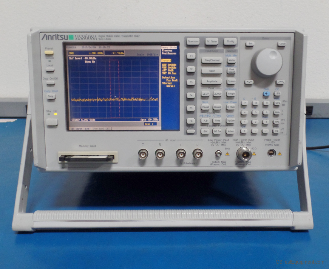 Anritsu MS8608A Transmission Testers - front view