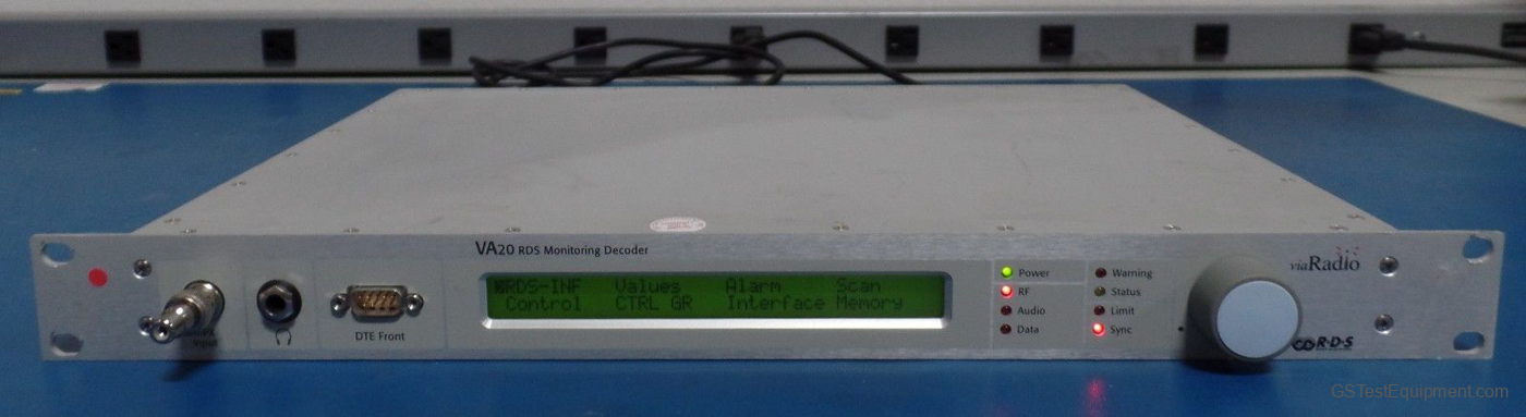 2WCOM viaRadio A20-RDS Broadcast Testers - front view
