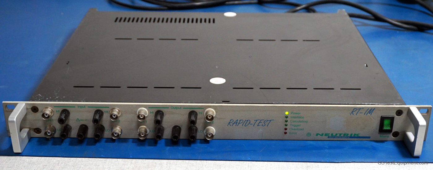 Neutrik Test Instruments Rapid-Test RT-1M Audio Analyzers - front view