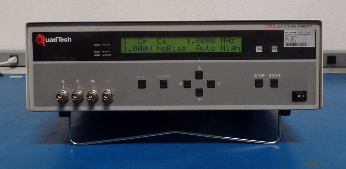 Quadtech 1910 Impedance / Gain Phase Analyzers  - front view