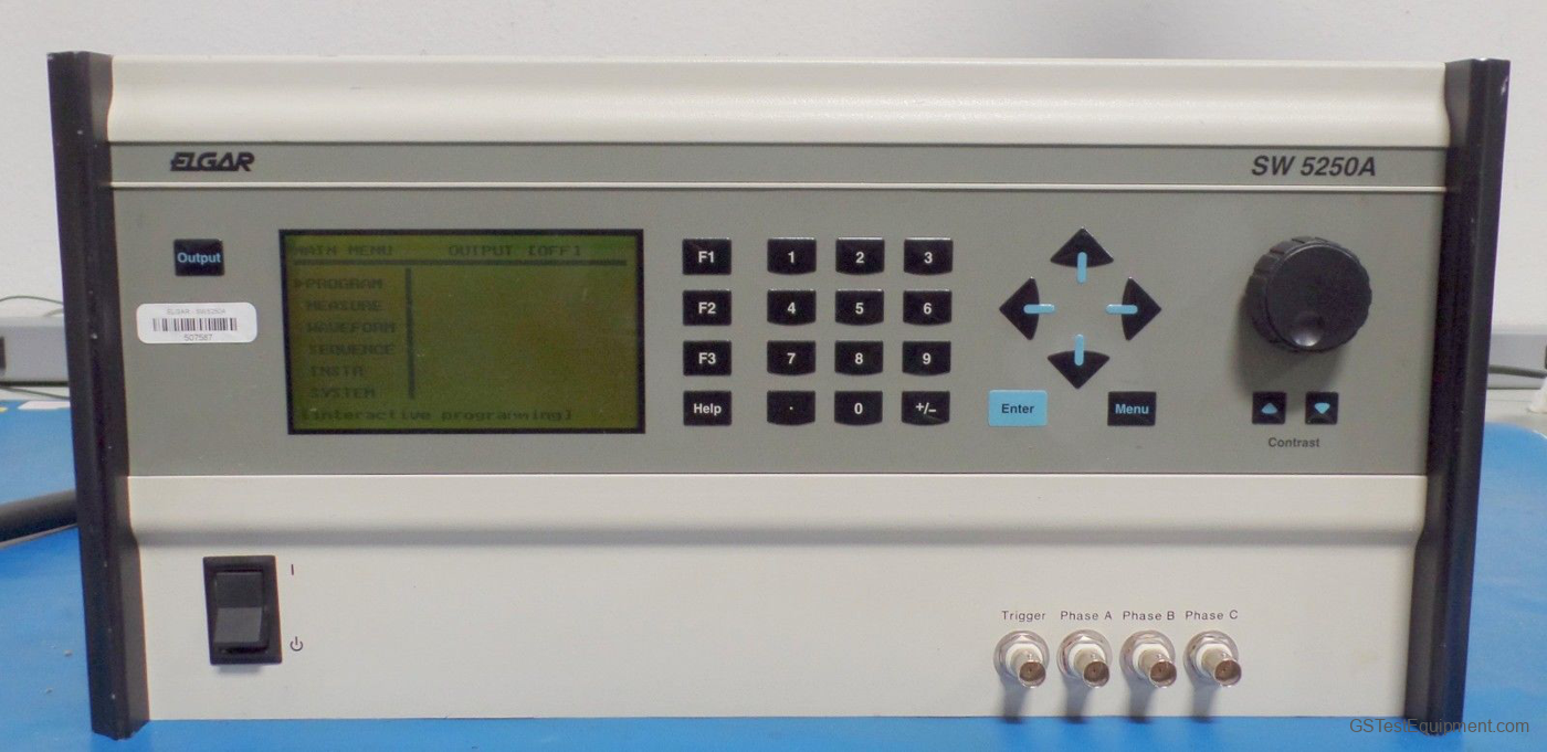 Elgar SW5250A AC Power Supplies - front view