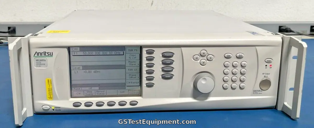 Anritsu MG3695A 2-50GHz signal generator Opt 1B 2C 3 9K 13B 24 Great options.