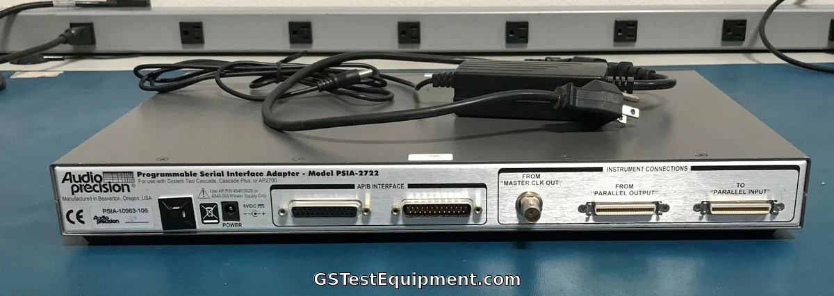 Audio Precision PSIA-2722 - main view