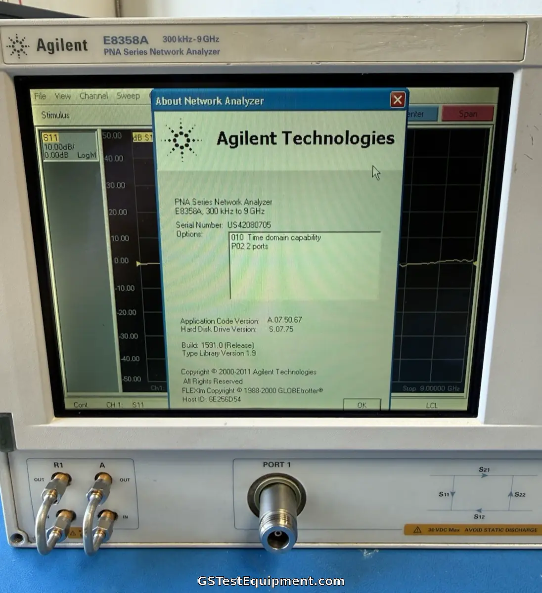 Bruel and Kjaer Agilent E8358A - main view