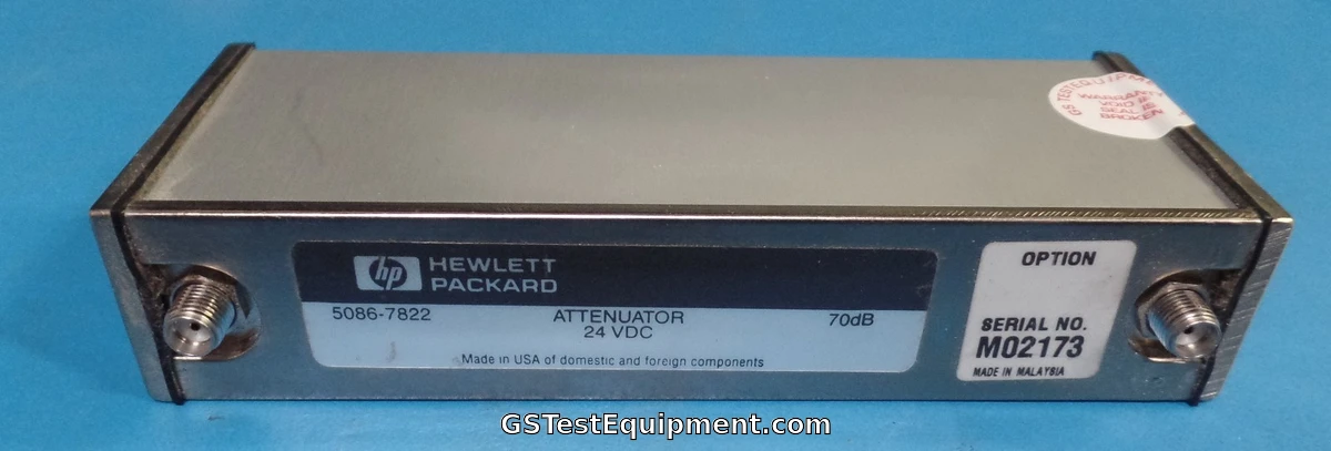 Agilent/HP  5086-7822 5086-6822 Input Attenuator 24V 70Db