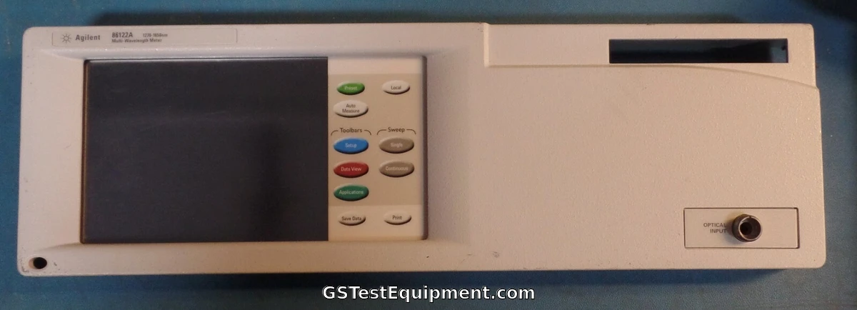 HP / Keysight / Agilent 86122A - main view