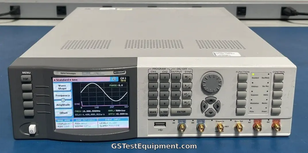 HP / Keysight / Agilent Agilent Keysight 81180B-264 4.6 GSa/s Arbitrary Waveform Generator  2-ch 64 MS - main view