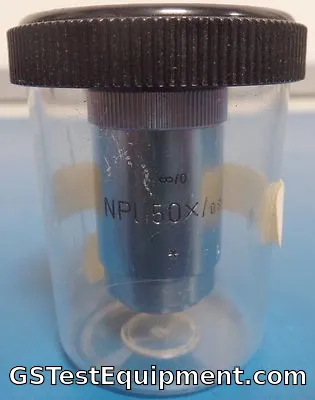 Leitz Wetzlar 50x 0.85 ∞/0 Microscope Objective Lens