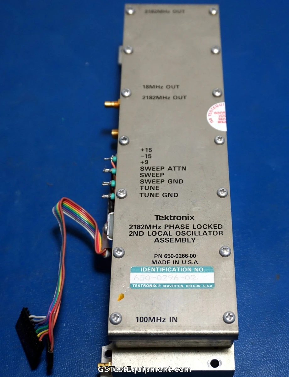 Tektronix 650-0296-02 2182 MHz Phase Locked 2nd Local Oscillator Assembly