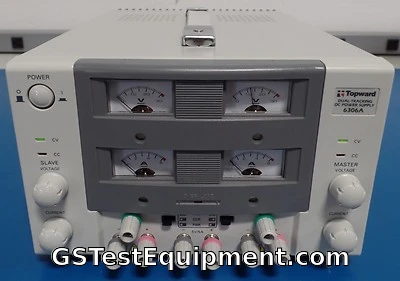 Topward 6306A Dual-Tracking Triple Output DC Power Supply, 6 A, 30 V