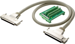 Terminal board with SCSI 100 pin connector with 2 meter cable