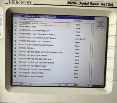 Aeroflex/Viavi 3920B Analog and Digital Radio Test thumbnail 2