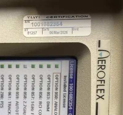 Aeroflex/Viavi 3920B Analog and Digital Radio Test thumbnail 4