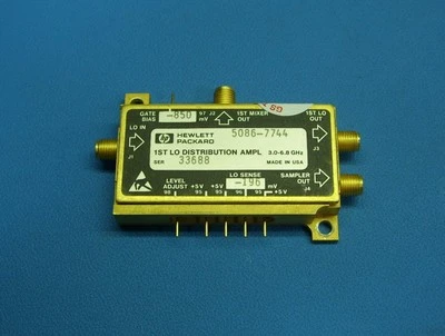 HP Agilent 5086-7744 Mod & Ser Nbr Reqd Local Oscillator Distribution Amplifier
