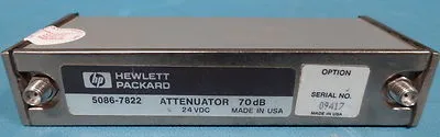 HP Agilnet Keysight 5086-7822 Attenuator, 70 dB, 24 V