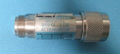 HP Agilent 8491A Coaxial Fixed Attenuator 3 dB, DC to 12.4 GHz