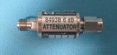 HP Agilent 8493B Coaxial Fixed Attenuator 6 dB, DC to 18 GHz