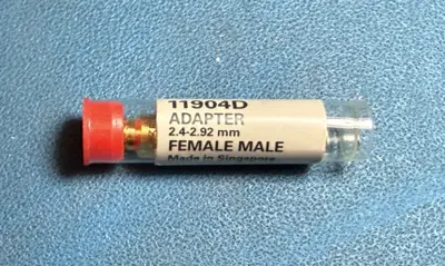 Agilent 11901D: Adapter, 2.4 mm (f) to 3.5mm (m), DC to 26.5 GHz