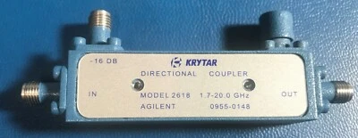 Krytar 2618 Directional Coupler 1.7-20GHz Keysight p/n  0955-0148