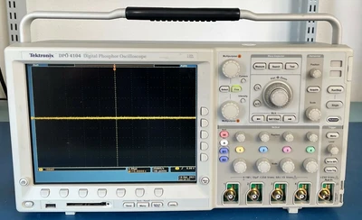 Tektronix DPO4104 4Ch, 1GHz, 5GSa/s, 10Mpt Digital Phosphor Oscilloscope tested
