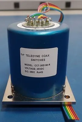 Teledyne CCT-38S150-R Normally Open Multi-throw SMA Coaxial Switch, DC-18GHz