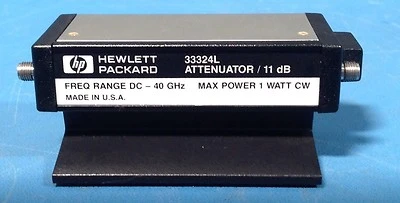 HP Agilent 33324L Programmable Attenuator, 40 GHz, 11 dB w/ Opts 006, 890, & H01